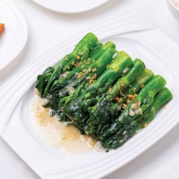 คะน้าฮ่องกงผัดกระเทียม (M)