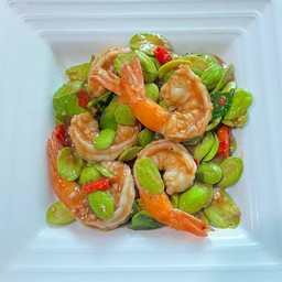 ผัดกุ้งกะปิสะตอ