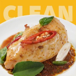 อกไก่นุ่มราดซอสต้มยำ 226 kcal