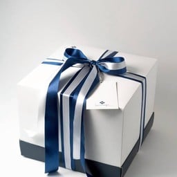 กล่องของขวัญโลโก้ร้านพร้อมถุง