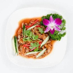 ยำ แมงกะพรุนน้ำมันงาสไตล์เสฉวน (L)