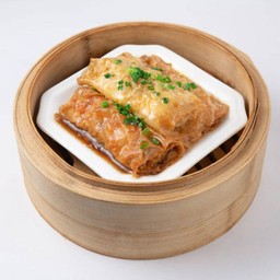 ฟองเต้าหู้ห่อหมูนึ่งน้ำแดง ( ติ่มซํา / Dim sum )