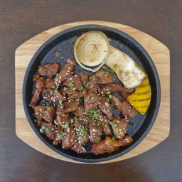 돼지 갈비 (dwaeji galbi-หมูหมักย่าง)