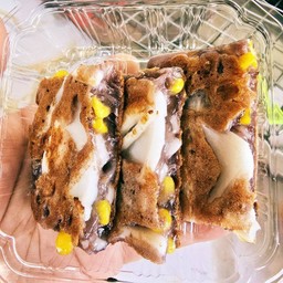 ขนมบ้าบิ่น มะพร้าว+ข้าวโพด mini