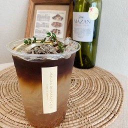 Plum lemon black coffee