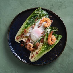 สลัดซีซ่าร์ย่าง กุ้ง