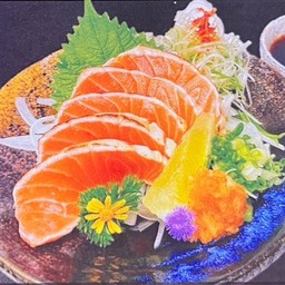 7807.Salmon aburi ponzu
