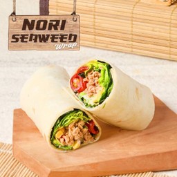 Tuna Corn Salad Nori Wrap with Nori Wasabi Sauce (L)