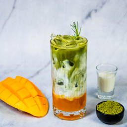 Mango Matcha latte