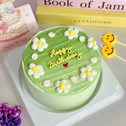 เค้ก Flower Green (ขนาด 0.5 ปอนด์)