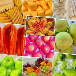 ผลไม้สด (ปอก) ยายแหม่ม!! หน้าเซเว่น ทางเข้านิชดาธานี