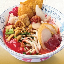 ก๋วยเตี๋ยวเส้นปลา เย็นตาโฟ