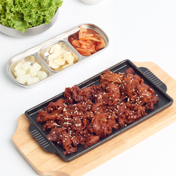 7. หมูย่างบาบีคิวเกาหลี กระทะร้อน