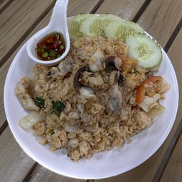 ข้าวผัดปลาหมึกจานเล็ก