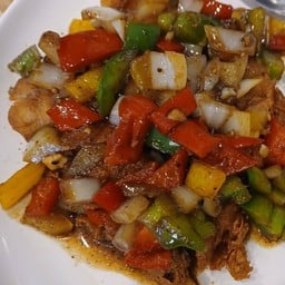 ผัดพริกไทยดำ (กับข้าว)