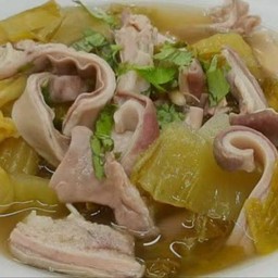 ต้มกระเพาะหมูผักกาดดอง