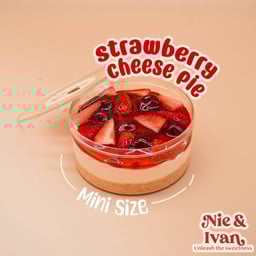 #Mini Strawberry cheese pie