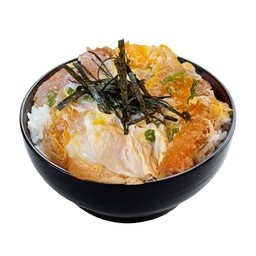 ข้าวหน้าแซลมอนทอด