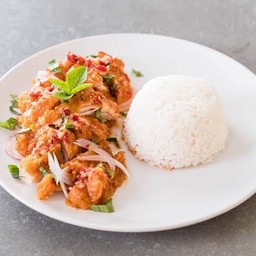 ข้าวยำไก่แซ่บ