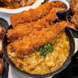 ข้าวไข่ข้น+กุ้งทอดเทมปุระ