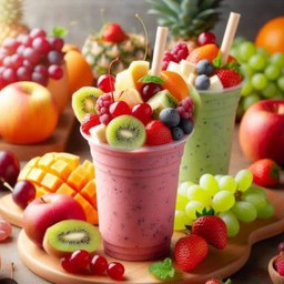 Mix fruit smoothie ผลไม้2อย่าง