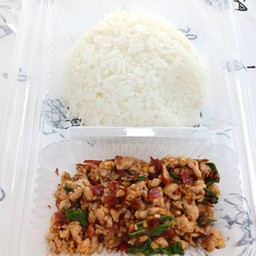 ข้าวกะเพราหมูสับ
