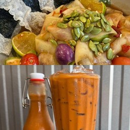 ตำหลวงพระบาง + ชาไทยในหลืบ