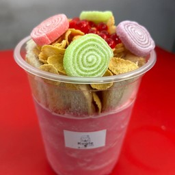 ปังเย็นนมชมพู