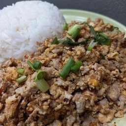 ข้าวไข่คั่วหมูสับ ( ไข่ 2 ฟอง)
