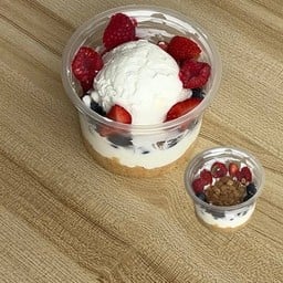 greek yogurt granola (free honey)