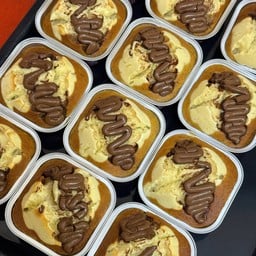 เค้กกล้วยหอมนูเทลล่าชีส