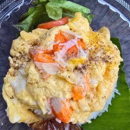 ข้าวไข่ข้นปูอัด