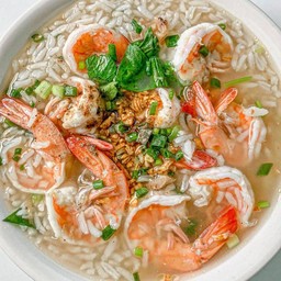 ข้าวต้มกุ้งทรงเครื่อง