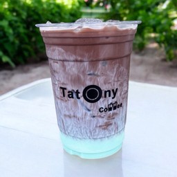 Coffee mint latte