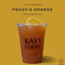 Iced Peach & Orange Shaken Tea (D)