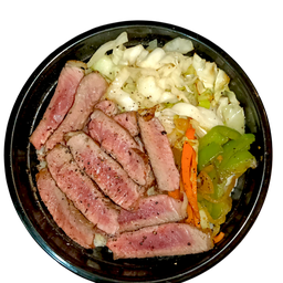 ข้าวหน้าสเต็ก