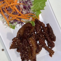 เนื้อแดดเดียวทอด