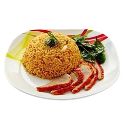 ข้าวผัดกะเพราเป็ดย่าง