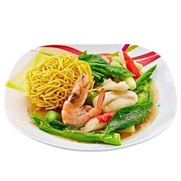 ราดหน้าหมี่กรอบทะเล