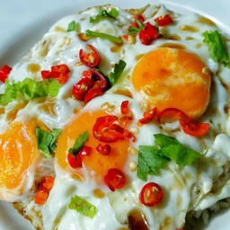 ข้าวไข่ดาว(3ฟอง)