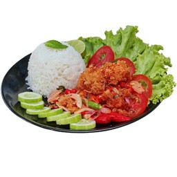 ข้าวยำไก่แซ่บ