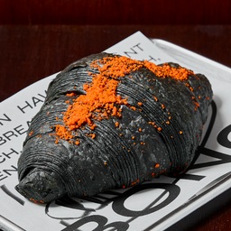 Thai Tea Charcoal Croissant