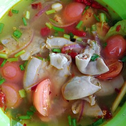 ต้มแซ่บใส้อ่อนหมู