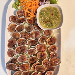 หอยแครงลวก