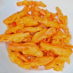 แครอททอดกรอบเจ (มังสวิรัติทานได้)