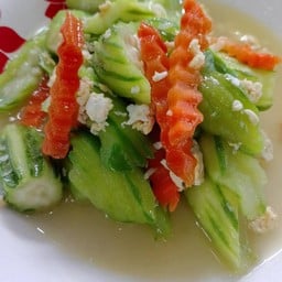 ผัดบวบใส่ไข่