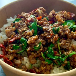 ข้าวกะเพราหมูสับ