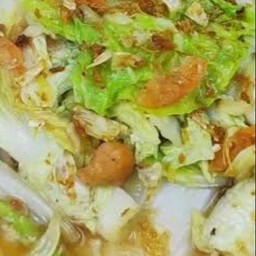 ข้าวผักกาดขาวผัดปลาเค็ม