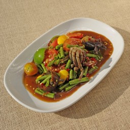 ตำถั่วฝักยาว