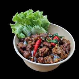 ข้าวกะเพราไก่กรอบ